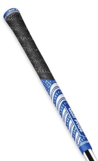 Golf Pride MCC grip (.60 RND), Midsize, blu/bianco