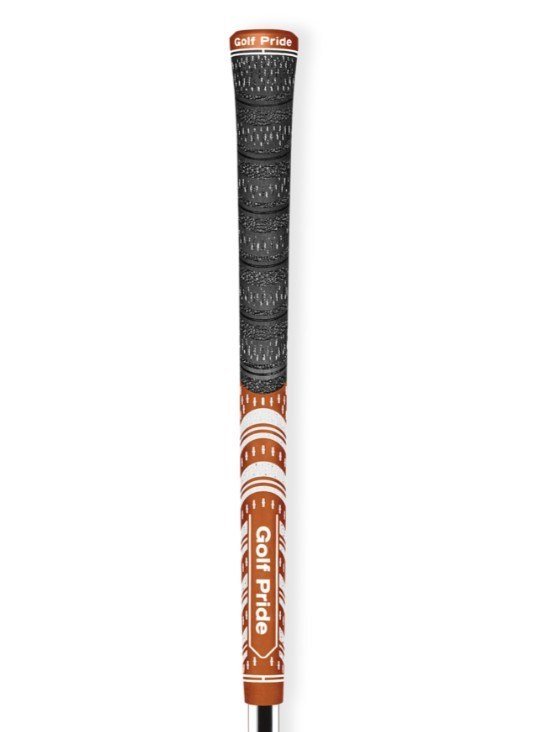 Golf Pride MCC grip (.60 RND), midsize, arancione/bianco