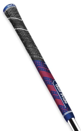Golf Pride MCC Plus4 grip (.60 RND), Midsize, blu navy/rosso
