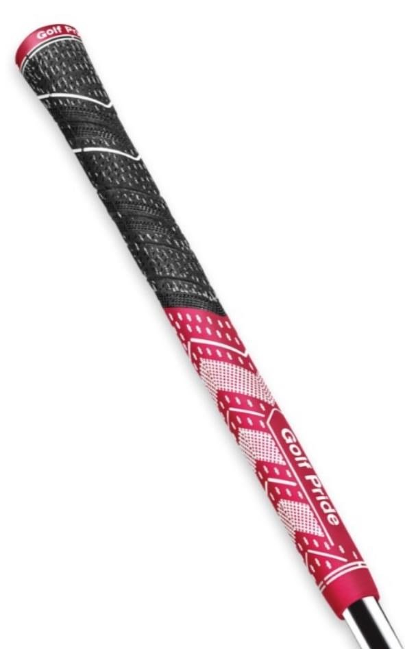 Golf Pride MCC Plus4 grip (.60 RND), standard, rosso scuro/bianco