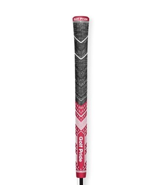 Golf Pride MCC Plus4 grip (.60 RND), standard, rosso scuro/bianco