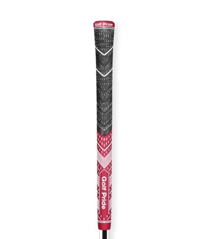 Golf Pride MCC Plus4 grip (.60 RND), Midsize, rosso scuro/bianco