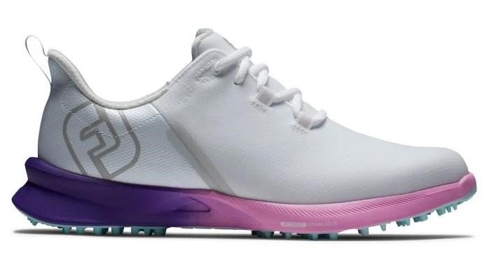 FootJoy Fuel Sport scarpe da golf da donna 2023, bianco/viola, UK7.5-EU41 (US9.5)