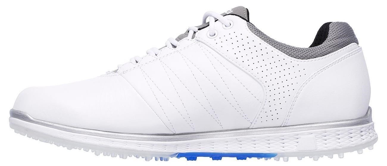 Skechers Go Golf Elite 2 scarpe da golf da uomo, bianco/grigio/blu