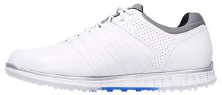 Skechers Go Golf Elite 2 scarpe da golf da uomo, bianco/grigio/blu