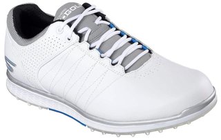 Skechers Go Golf Elite 2 scarpe da golf da uomo, bianco/grigio/blu