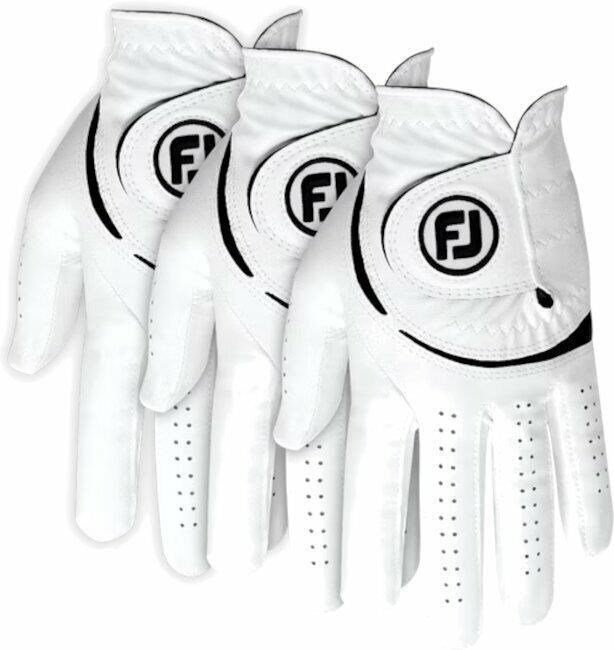 FootJoy WeatherSof 24 guanto da golf da donna (3 PACK), bianco/nero, ML