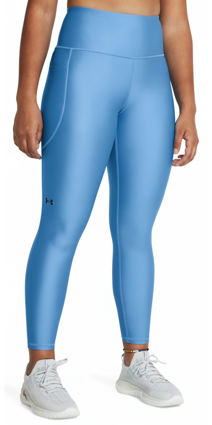 Under Armour HeatGear Armour Hi Ankle leggings a compressione da donna, viral blue