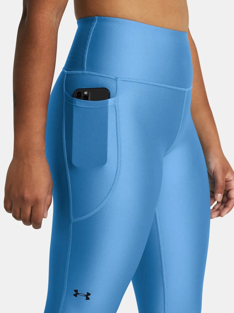 Under Armour HeatGear Armour Hi Ankle leggings a compressione da donna, viral blue