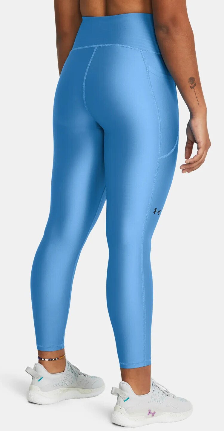 Under Armour HeatGear Armour Hi Ankle leggings a compressione da donna, viral blue
