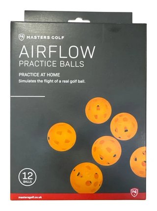 Masters Golf Airflow XP palline da golf da allenamento (confezione da 12), arancioni