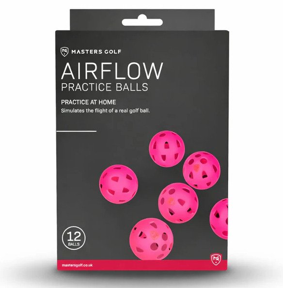 Masters Golf Airflow XP palline da golf da allenamento (12 pack), rosa