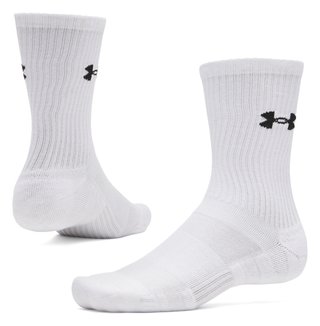 Under Armour UA Performance Cotton calzini unisex (confezione da 3), bianco