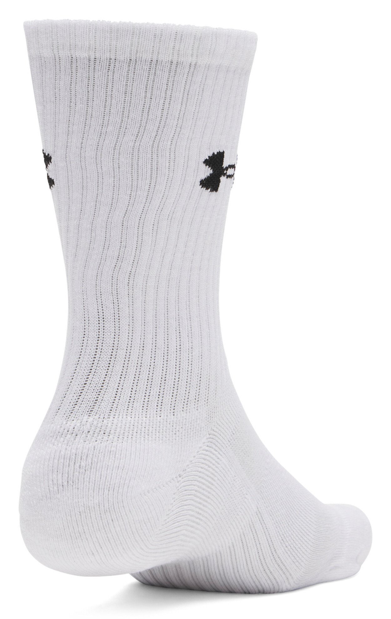 Under Armour UA Performance Cotton calzini unisex (confezione da 3), bianco