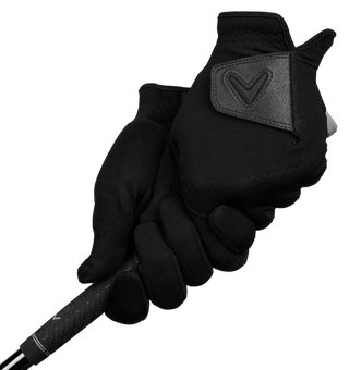Callaway Rain Spann guanti da golf da donna 27, paio, nero