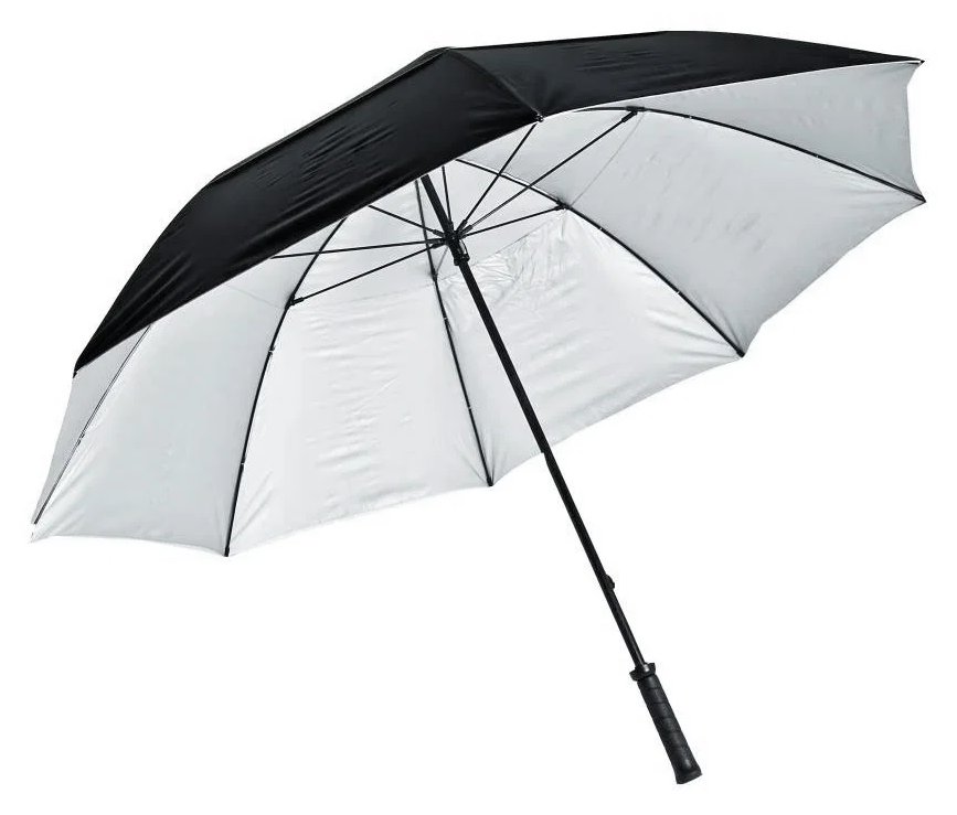 Longridge Silverback UV ombrello 62", argento