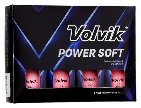 Volvik POWER Soft palline da golf (12 palline), rosa