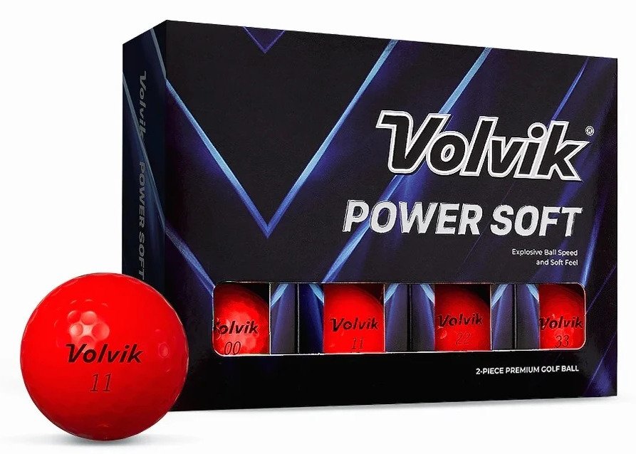 Volvik POWER Soft palline da golf (12 palline), rosso