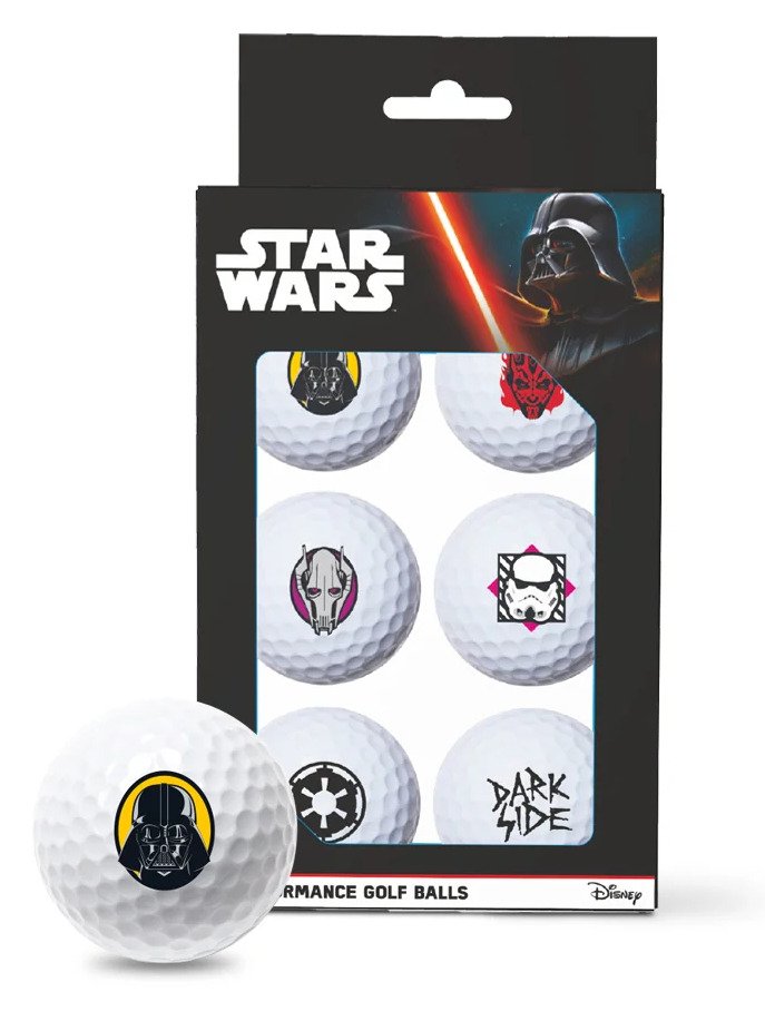 Volvik POWER Soft Star Wars Dark Side palline da golf (6 palline)