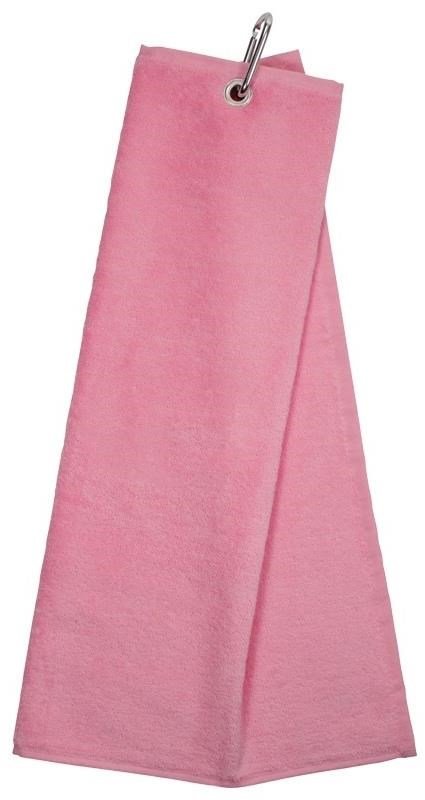 Longridge Blank Luxury Three Fold asciugamano da golf, rosa