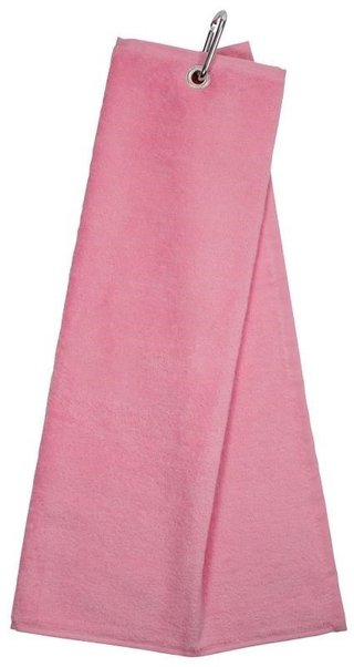 Longridge Blank Luxury Three Fold asciugamano da golf, rosa