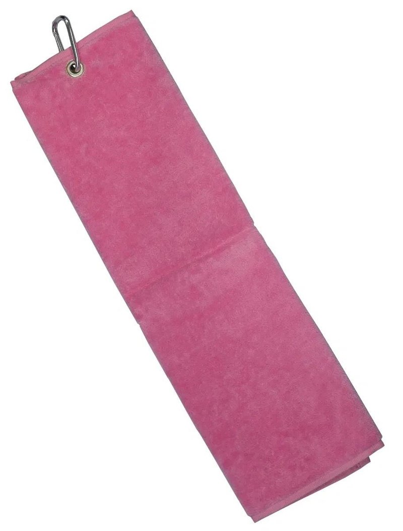 Longridge Blank Luxury Three Fold asciugamano da golf, rosa