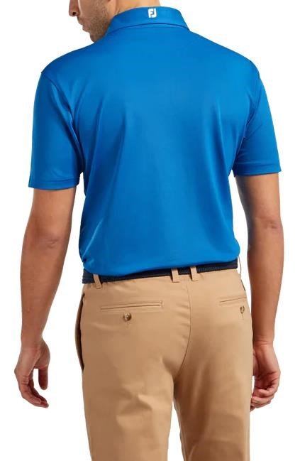 FootJoy Stretch Pique Solid polo uomo, cobalt blue