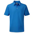 FootJoy Stretch Pique Solid polo uomo, cobalt blue