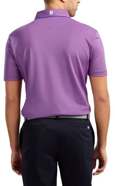 FootJoy Stretch Pique Solid polo da uomo, viola