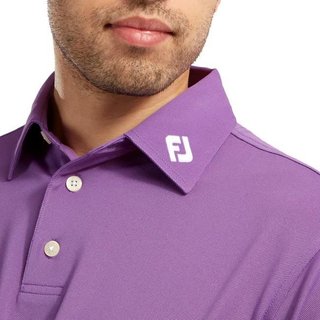 FootJoy Stretch Pique Solid polo da uomo, viola