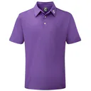 FootJoy Stretch Pique Solid polo da uomo, viola