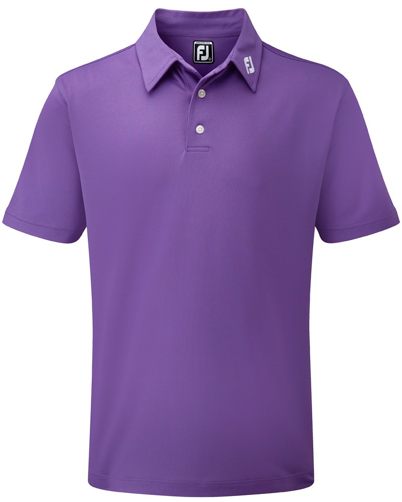 FootJoy Stretch Pique Solid polo da uomo, viola