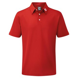 FootJoy Stretch Pique Solid polo uomo, rosso