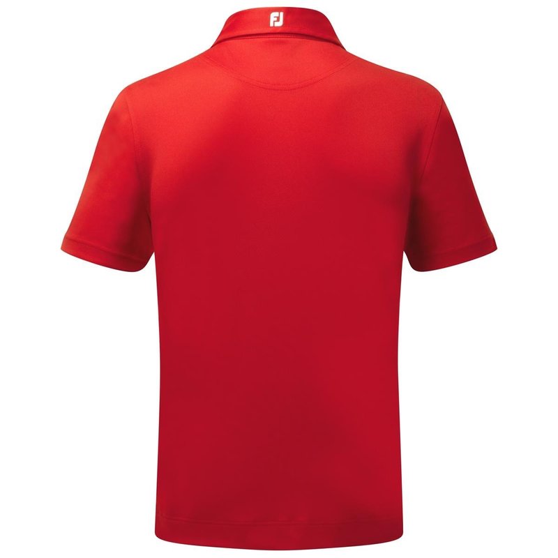FootJoy Stretch Pique Solid polo uomo, rosso