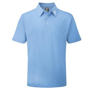 FootJoy Stretch Pique Solid polo uomo, azzurro