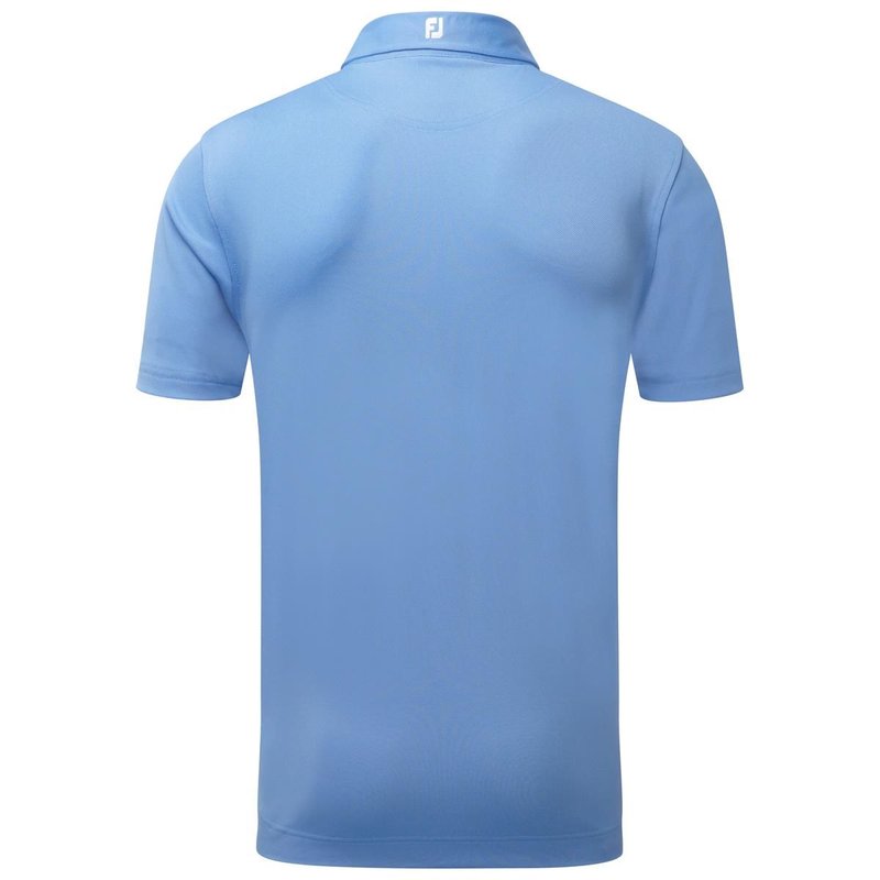 FootJoy Stretch Pique Solid polo uomo, azzurro