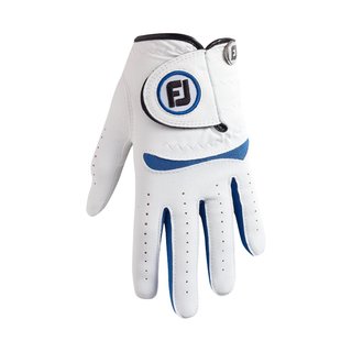 FootJoy FJ Junior 25 guanto da golf per bambini, bianco/cobalto