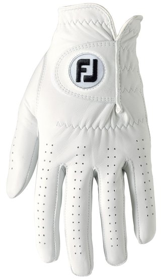 FootJoy CabrettaSof Cadet Pearl guanto da golf da uomo, bianco