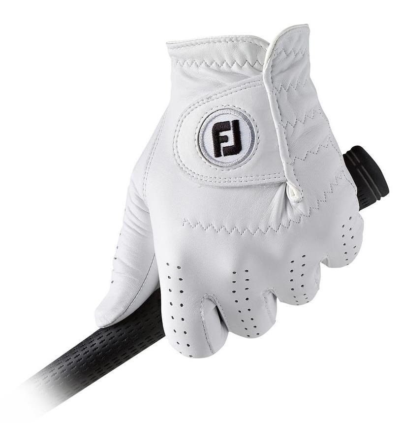 FootJoy CabrettaSof Cadet Pearl guanto da golf da uomo, bianco