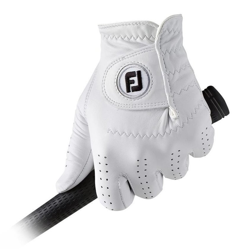 FootJoy CabrettaSof Cadet Pearl guanto da golf da uomo, bianco