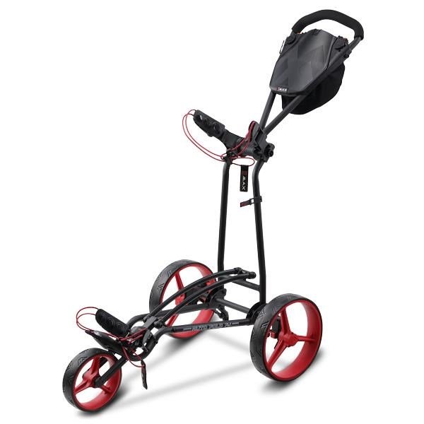 Big Max Autofold FF carrello manuale, phantom black/red