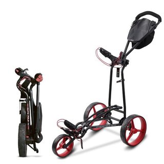 Big Max Autofold FF carrello manuale, phantom black/red