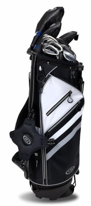 U.S. Kids Golf TS5-63 (160cm) V5 10-Club junior set da golf, grafite + stand bag, nero/bianco