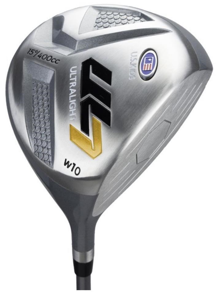 U.S. Kids Golf UL7-63 (160cm) W10 5-Club junior set da golf, acciaio/grafite + sacca con cavalletto, blu navy