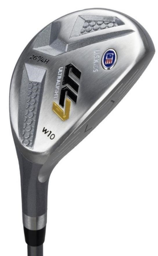 U.S. Kids Golf UL7-63 (160cm) W10 5-Club junior set da golf, acciaio/grafite + sacca con cavalletto, blu navy