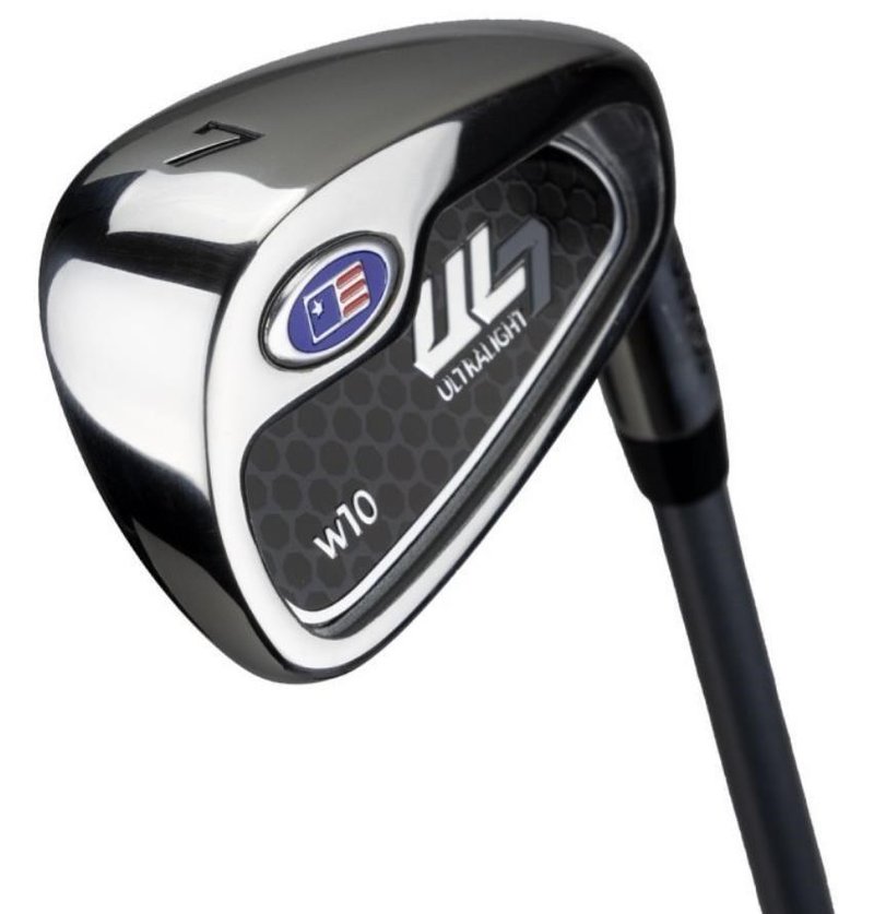 U.S. Kids Golf UL7-63 (160cm) W10 5-Club junior set da golf, acciaio/grafite + sacca con cavalletto, blu navy