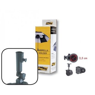 Bag Boy portaombrello, standard (con stazione base e adattatore), nero