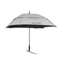 JuCad ombrello da golf antivento 68" con pin, argento (con protezione UV)