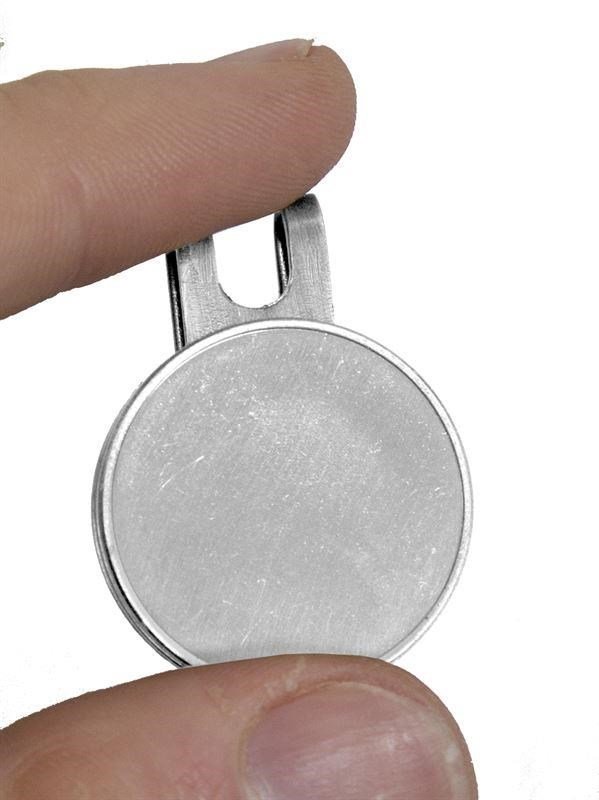 Longridge Deluxe Cap Clip e Segnapalla, argento