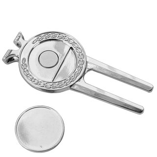 Longridge Laurel Pitchfork And Clip segnaposto, argento